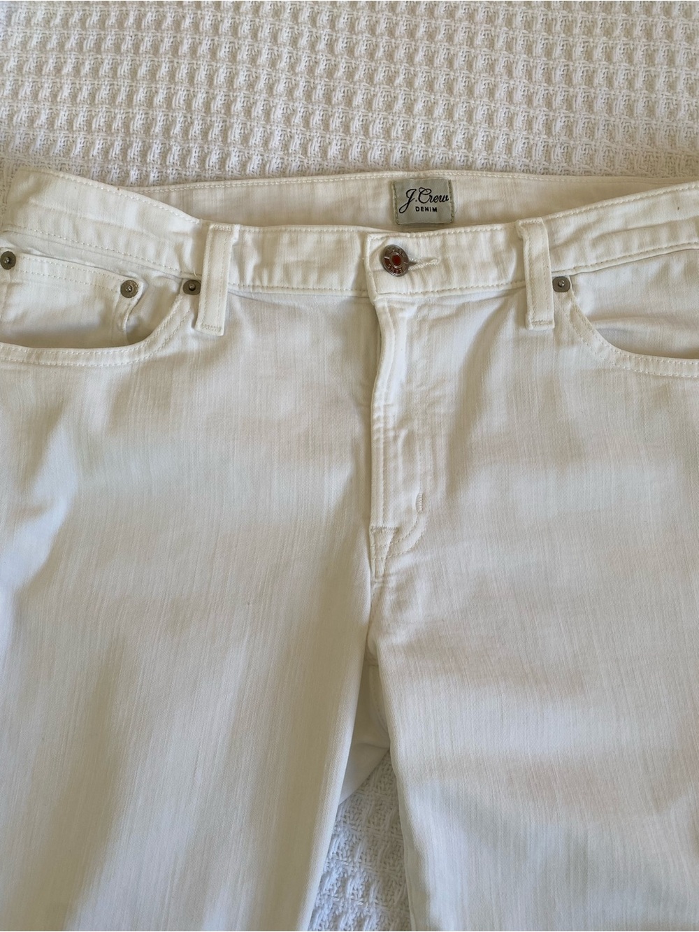 J. Crew Slim Straight White Women’s Jean Size 30